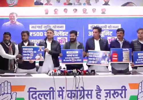 Revanth Reddy released two guarantees on behalf of Congress in Delhi