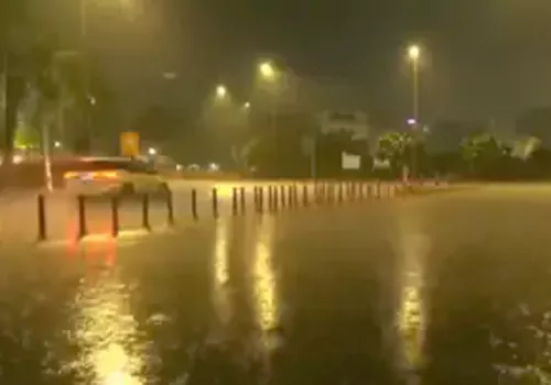 heavy rain creat havoc in delhi