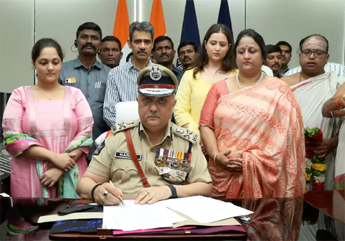 ips harish kumar gupta takes charge as apdgp