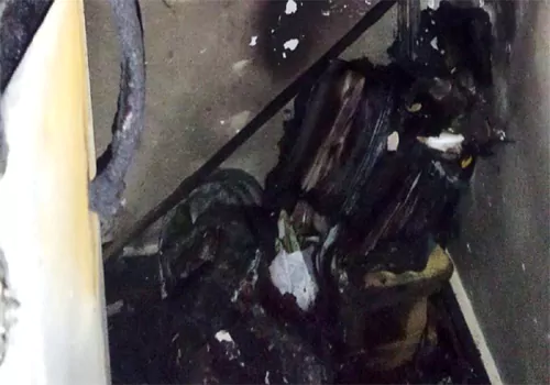 Electric bike blast in vijayawada