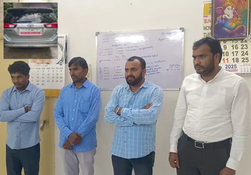 fake ias halchal in osmania varsity