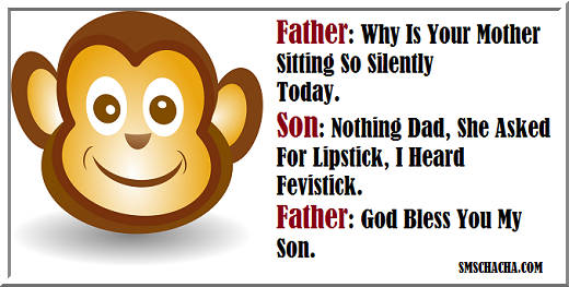 Lipstick or Fevikwik | father and son jokes | Lipstick or Fevikwik | Jokes  between father and son | Funny Joke