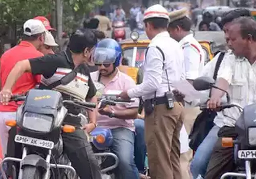 vijayawada police big shock to motorists