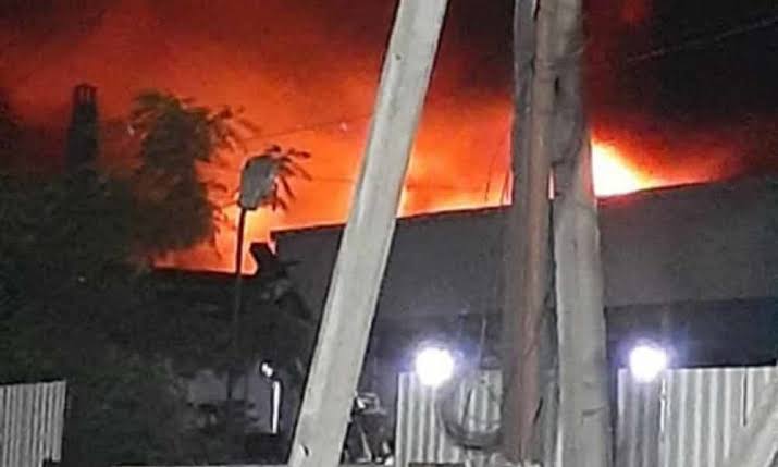 fire accident in janagam
