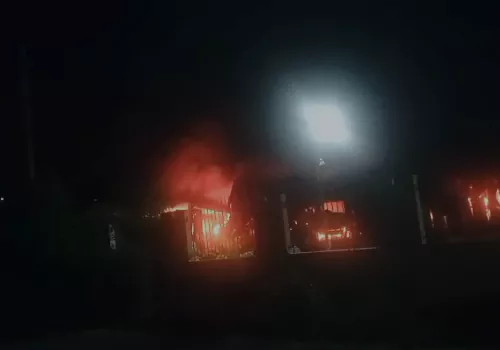 fire accident in renigunta