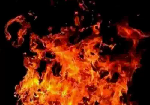 huge fire in vizah hpcl