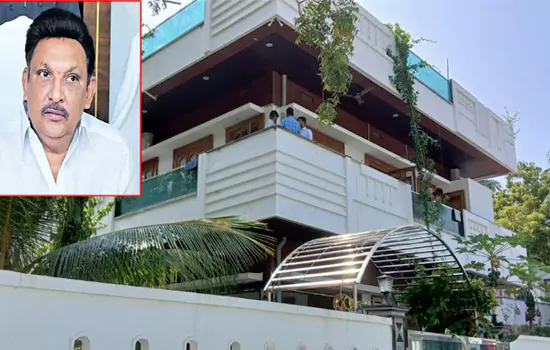 it raids on ycp former mla grandhi srinivas