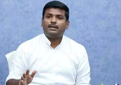 former minister gudiwada amarnath silent
