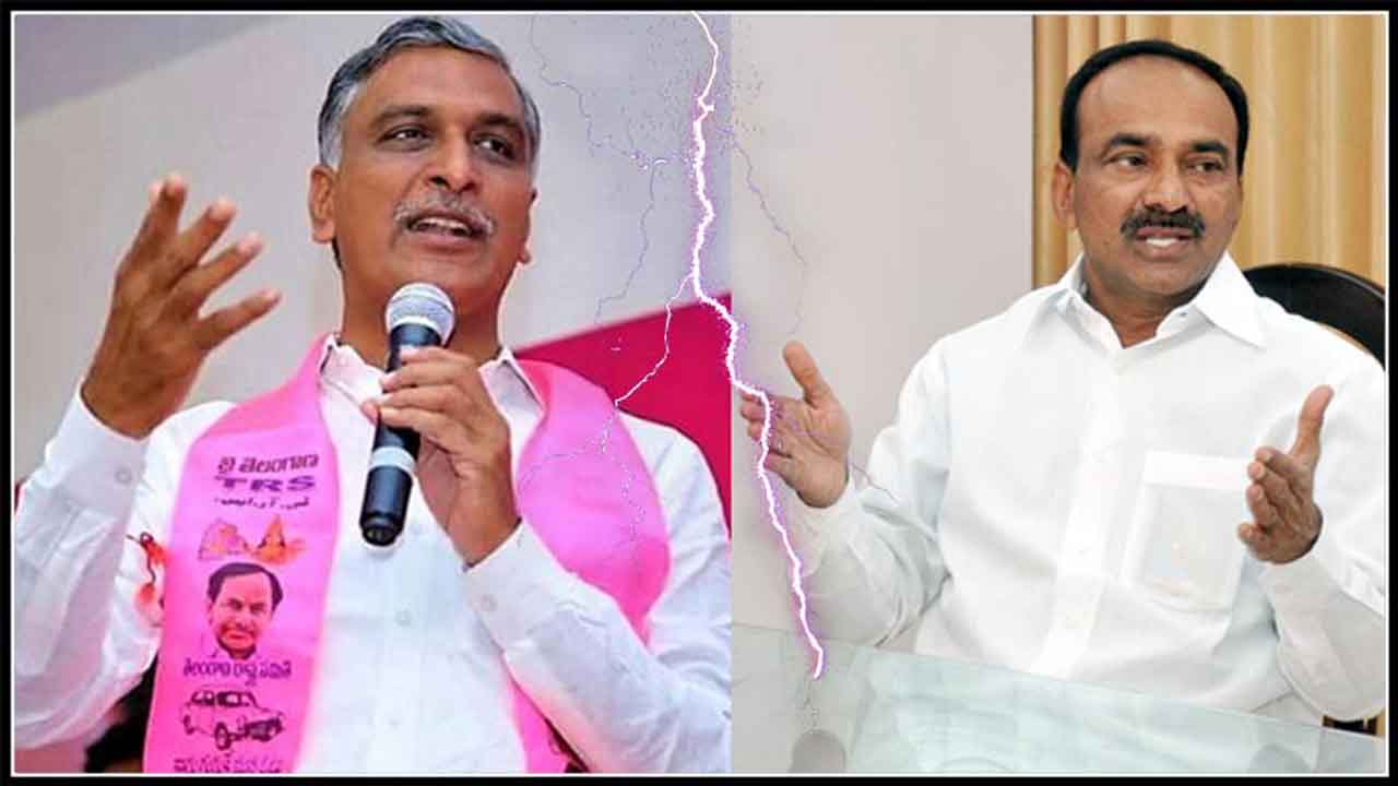 TRS fake compaigning on etela rajender