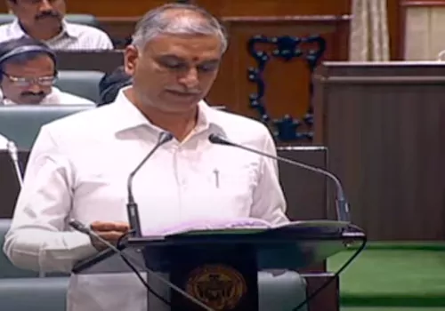 harish rao present budget in assembly