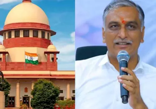 fermer minister harishrao get big relief in supreme