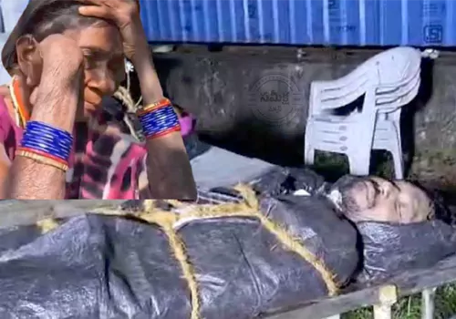 hidma dead body to his native village