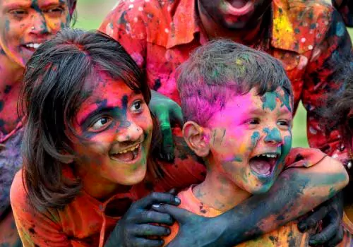 Holi celebrations