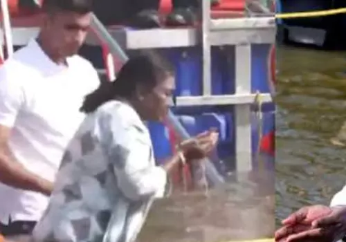 president draupadi murmu holy dip in mahakumbh