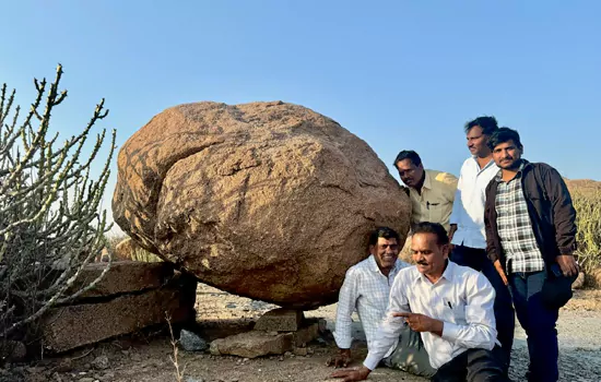 iron age land marks in nalgonda districr
