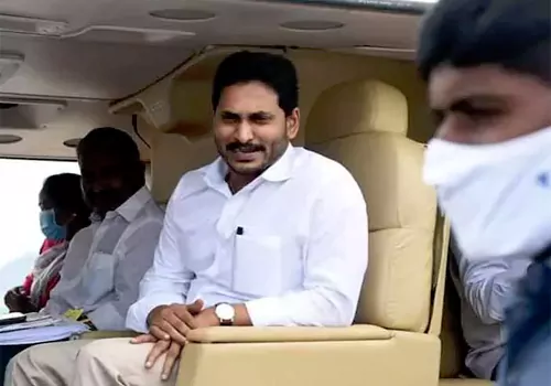 jagan tour in flood effected areas
