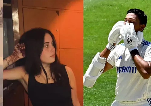 జైస్వాల్ మనసుదోచిన బ్రిటిష్ సుందరి  మ్యాడీ హామిల్టన్