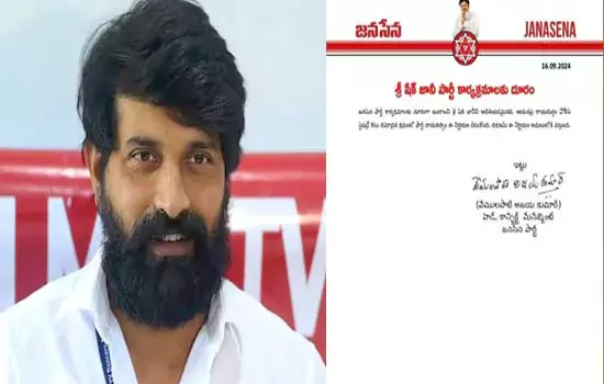 choriogrpher jani master suspended from janasena