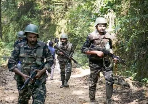 huge encounter in karreguttalu