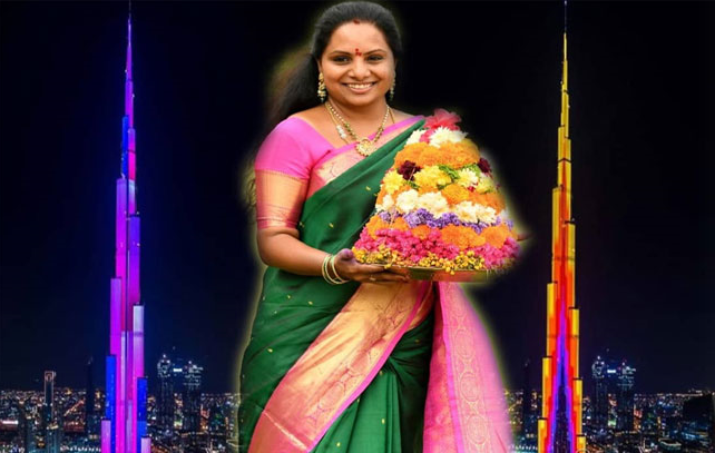 Kavitha at Dubai at before TRS plenary