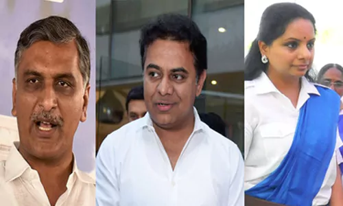 Kavitha and HarishRao not attended to TRS plenary