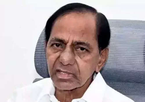 KCR flattery of Babu
