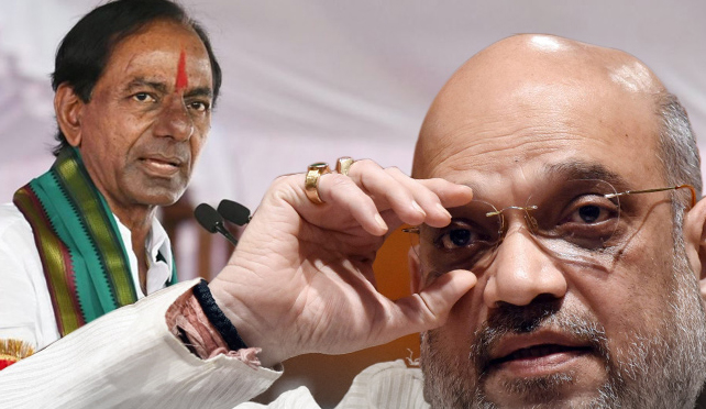 is amithsha meeting with telangana bjp leaders will target kcr