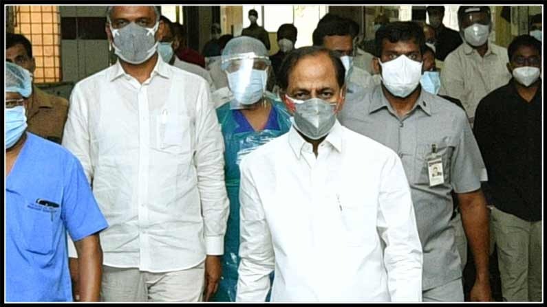 cm kcr visit gandhi warangal mgm hospitals