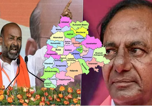 tenssion in bjp with kcr new stance