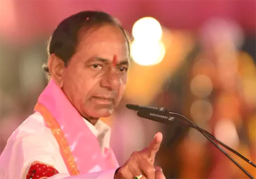 kcr avoid revanth name in his one hour speach