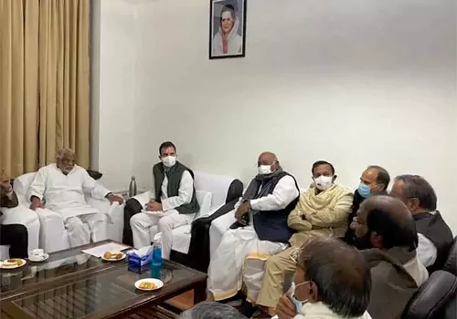 trs mp keeshavarao attend rahul meeting revanth reddy tention