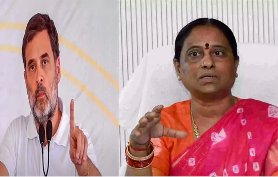 rahul serious on konda surekha