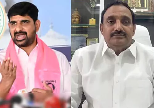 police blocking Kaushik Reddy