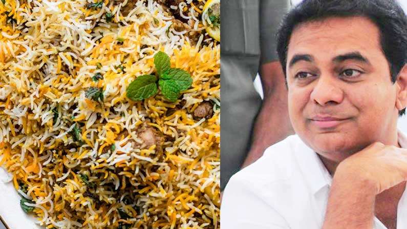 leg piece biryani complaint to ktr on twitter