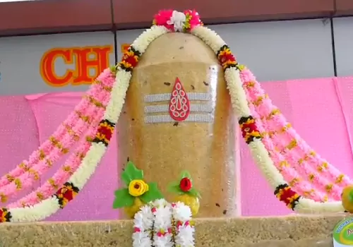 two tonnes laddu in lingakruthi