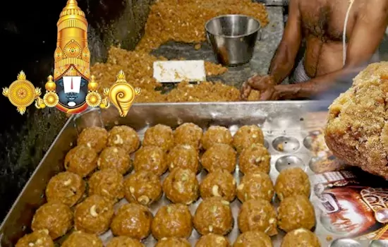 spurge in tirumala laddu prasadam sales