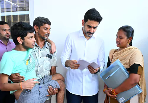 నారా లోకేశ్ ప్రజాదర్బార్ @ 84 డేస్..