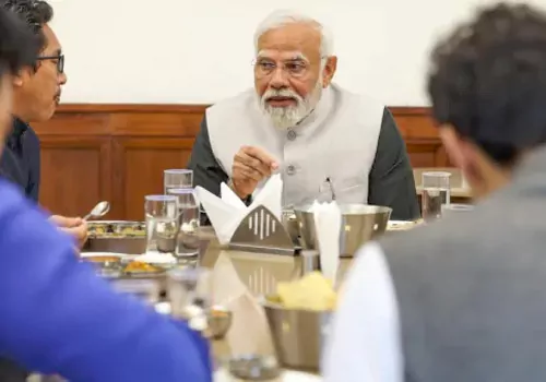 tdp mp ramohannaidu attend kunch with modi