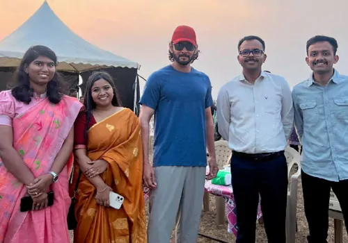 MaheshBabu from the sets of SSMB 29