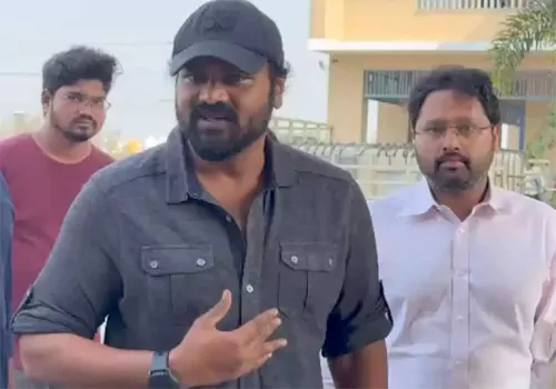 Manchu Manoj met with the Additional Collector of Rangareddy District