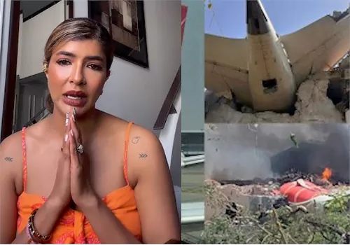 Manchu lakshmi about aeroplane crash in ahmedabad