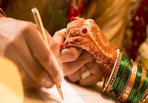 marriage certificate after getting married