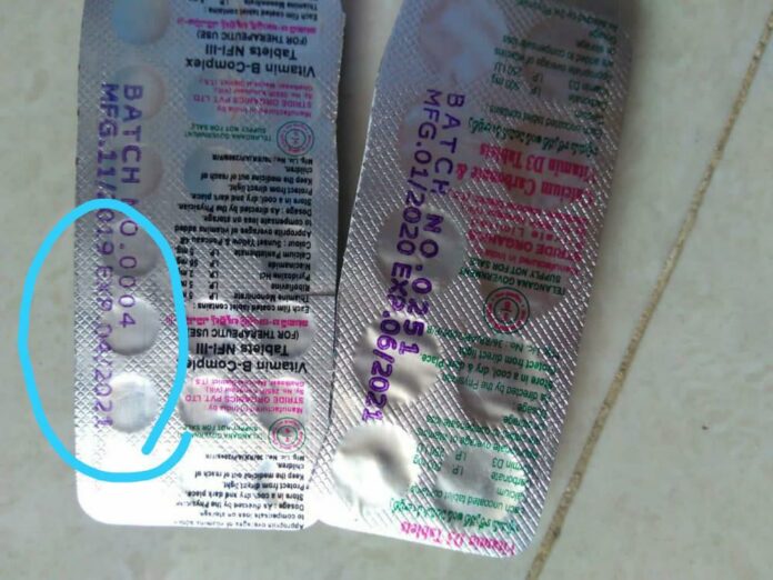 out dated medicine to patient