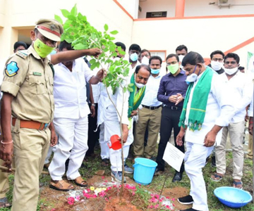 Ministers Indrakaran Reddy Participated In Haritha Haram