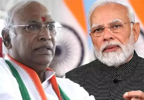 kharge fire on modi sarkar