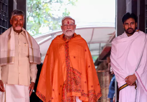 pm modi visit srisailam temple