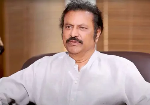 governor exellence award to manchu mohan babu