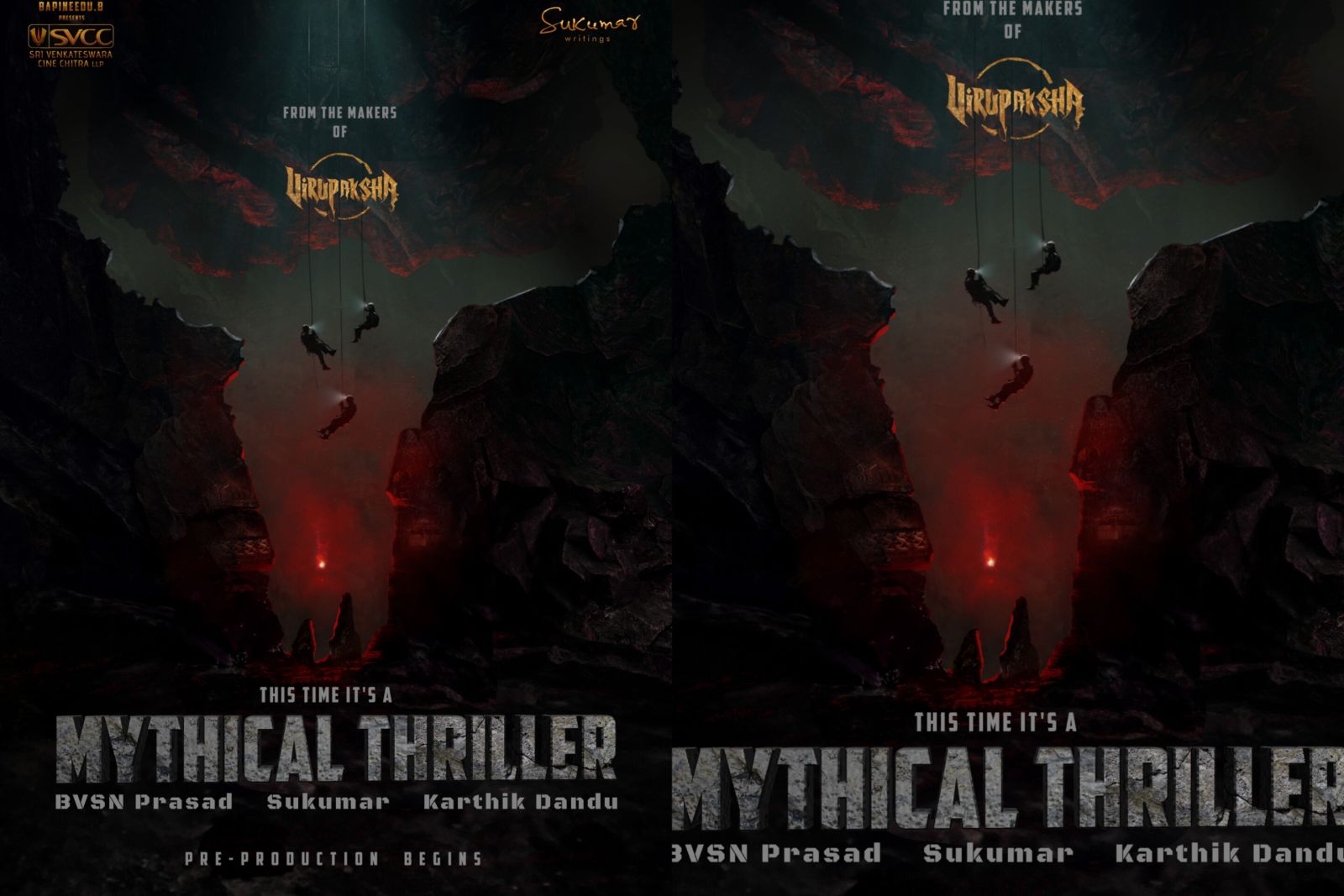 Virupaksha team is back and this time its Mythical Thriller?