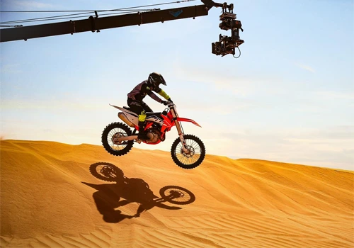 The Ghost Bike stunts in Dubai