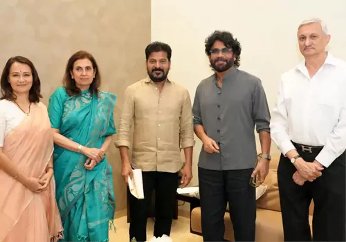 Nagarjuna meets cm revanth reddy